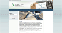 Desktop Screenshot of impact.hu