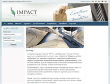Tablet Screenshot of impact.hu
